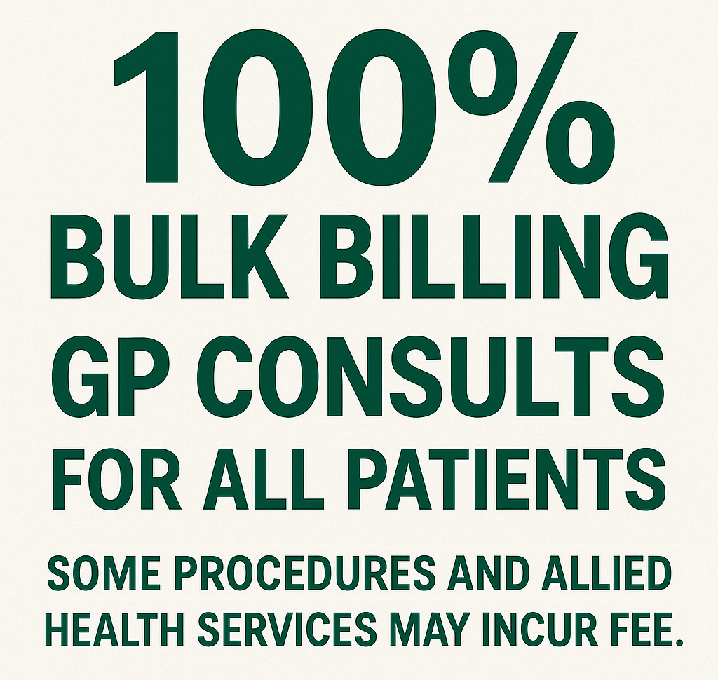 Fully bulk billed GP clinc visits for all patients