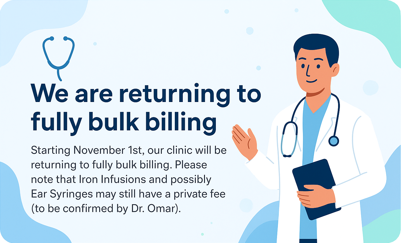 Sussex Doctors bulk billing notice